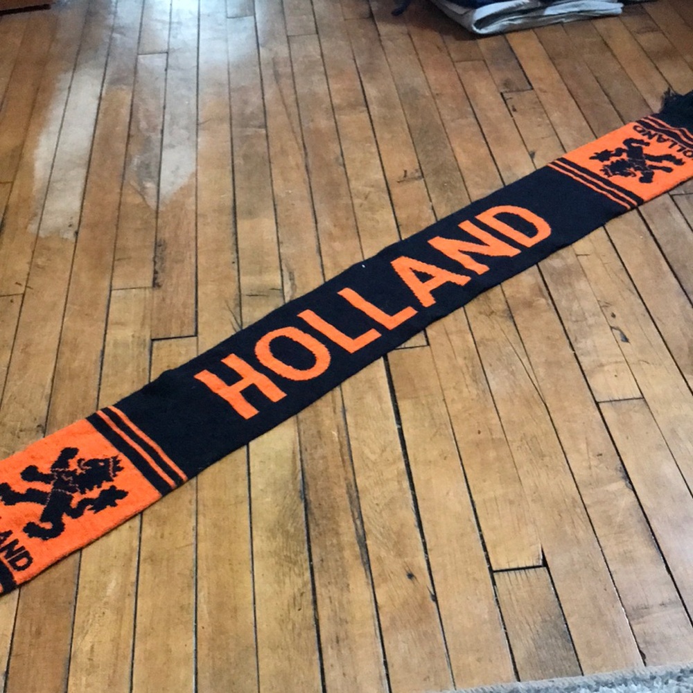 Holland Black and Orange Scarf